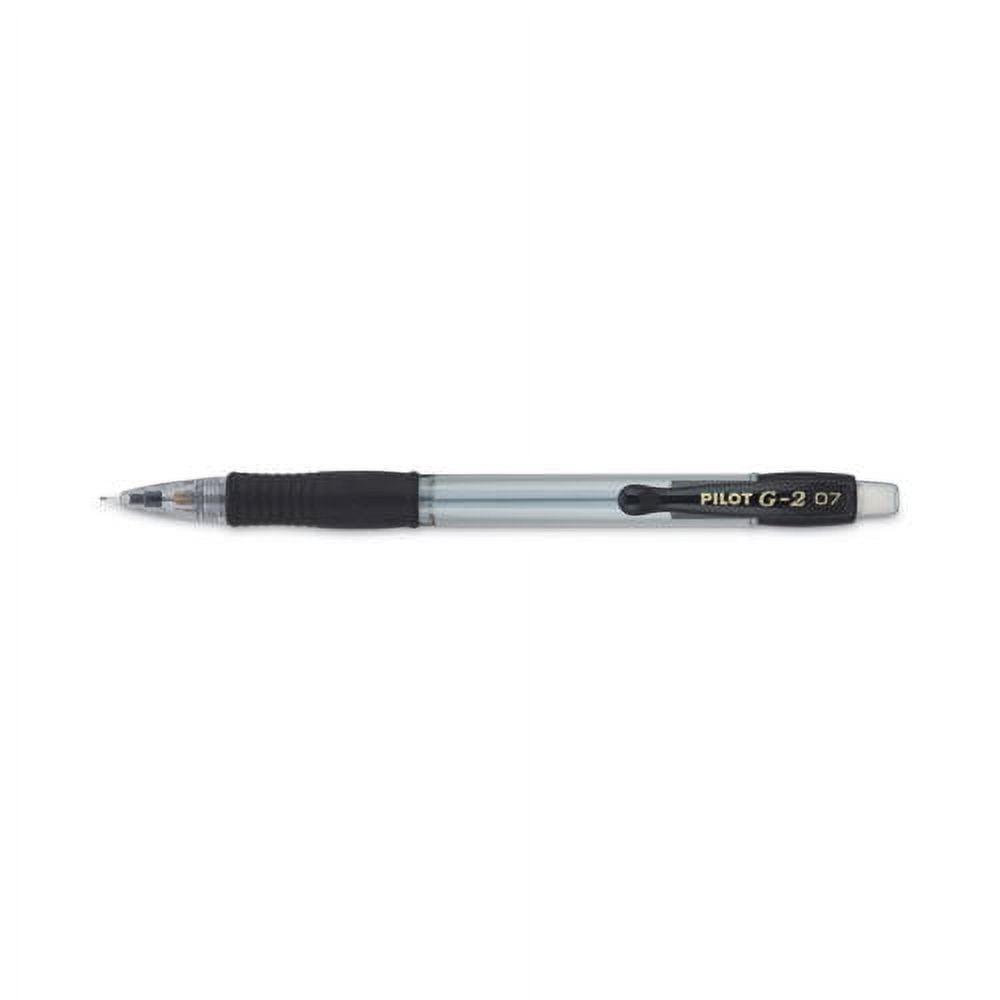 G2 Mechanical Pencil, 0.7 Mm, Hb (#2.5), Black Lead, Clear/black Accents Barrel, Dozen | Bundle of 10 Dozen