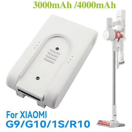 25.2V 4000mAh Rechargeable Lithium-Ion Battery Pack for Xiaomi Mijia G9 G10 Wireless Vacuum Cleaner 4000mAh Accessories