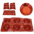 thumbnail image 4 of Hacer 3 Uds Molde De Silicona Semiesférico DIY Para Hornear Hacer Pastel De Chocolate Caliente Postre Gelatina Cúpula Mousse L, 4 of 7