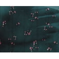 thumbnail image 4 of oneOone Georgette Viscose Dark Teal Blue Fabric Stripe & Floral Artistic Sewing Material Print Fabric By The Yard 42 Inch Wide, 4 of 4