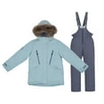 thumbnail image 3 of KAUOD Kids 2 Piece Snowsuits Waterproof Hooded Ski Jackets Bib Pants Set Boys Girls Snowboard Insulated Winter Coats Snowpants, 3 of 8