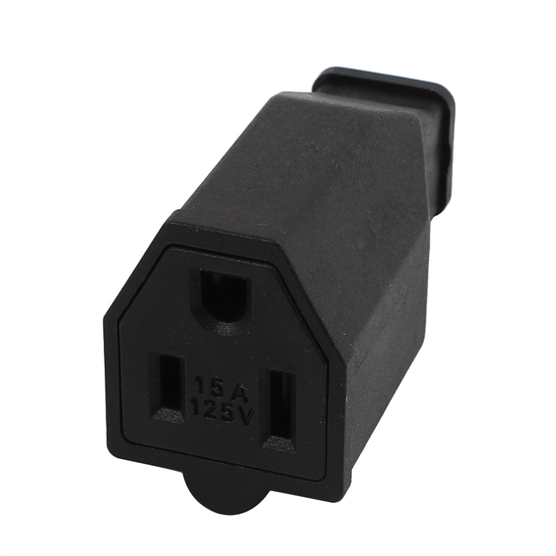 15A 125V US Socket Receptacle Nema 5 15R Female Connector Black SS159