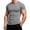 Light Gray, variant on EANJE Men's T-Shirt Short Sleeve Crew Neck T-Shirt Casual Solid Color Outdoor Running Sports Breathable Tees or Daily Workout Wear Light Gray M