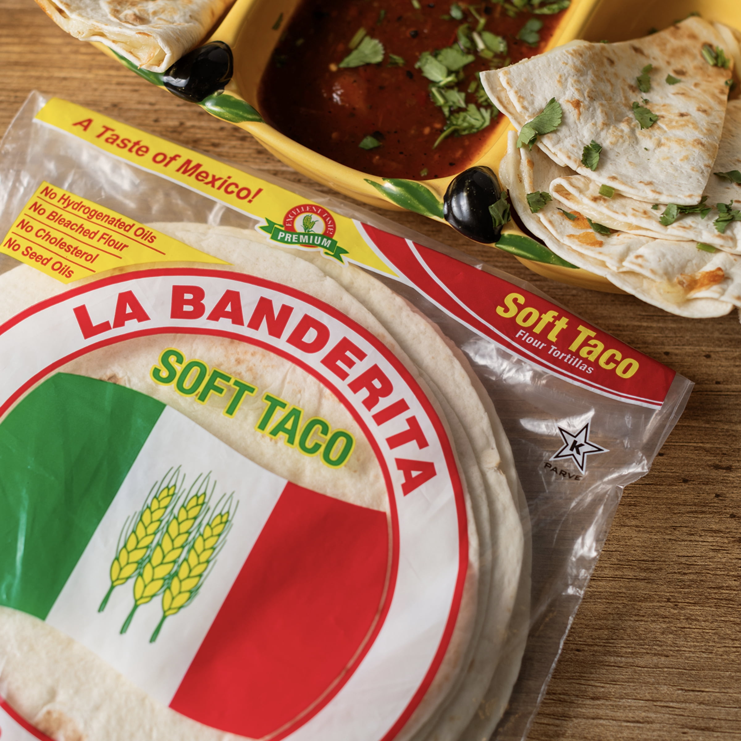 La Banderita Soft Taco Flour Tortillas, 16 oz, 10 Count