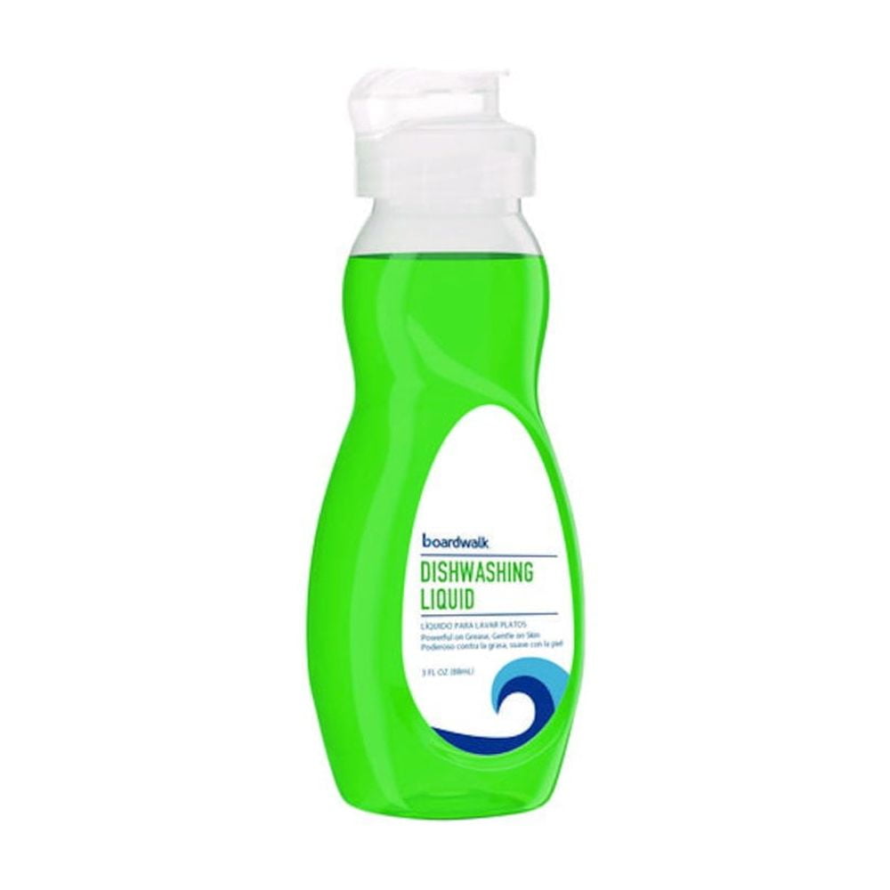 Boardwalk 01417 Manual Dish Soap, Fresh Scent, 3 Oz Bottle, 72/carton