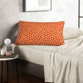 thumbnail image 6 of Fuzoiu Dots On Orange Background Print Fuzzy Pillowcases, Super Soft Pillow Case Cover with Zipper for Bedroom, Sofa, Couch,Cozy Pillow Shams for All Seasons-14"x20", 6 of 6