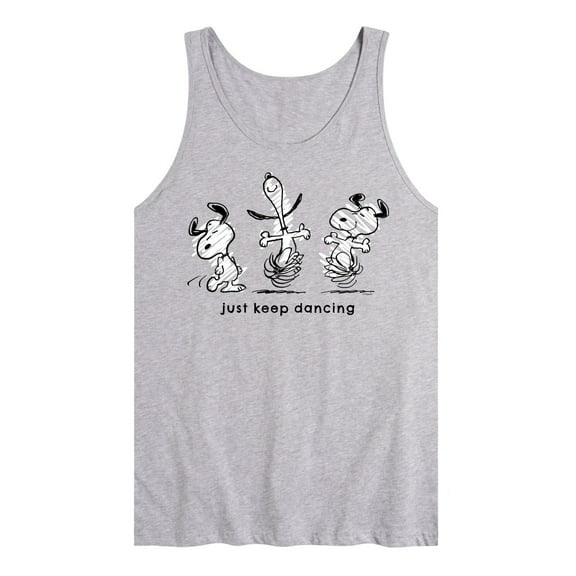 Peanuts - Snoopy Just Keep Dancing - Men's Jersey Tank Top