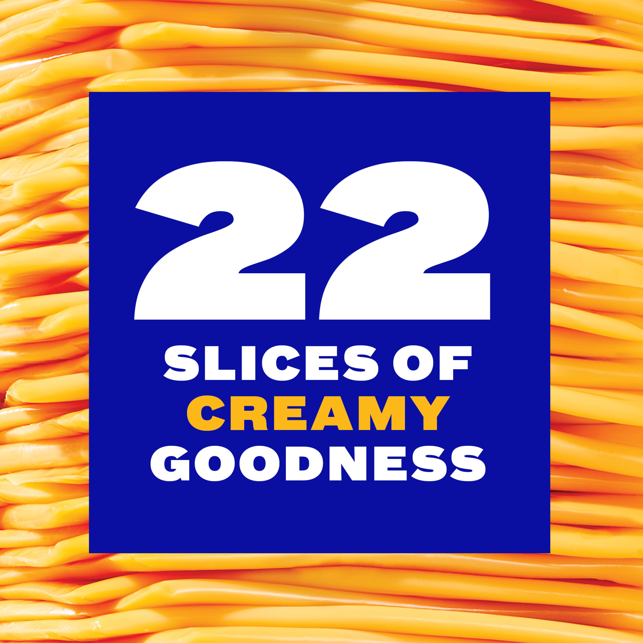 Kraft Singles 2% Pasteurized Prepared Cheese Product American Slices, 22 Count Pack