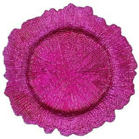 

Reef Acrylic Plastic Charger Plate - Fuchsia