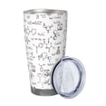 thumbnail image 2 of Salouo Chemical Formulas Print 20oz Tumbler with Lid,Stainless Steel Vacuum Insulated Tumbler Durable Insulated Coffee Mug Thermal Cup with Splash Proof Sliding Lid-Straw Two-piece Set, 2 of 8