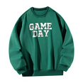 thumbnail image 4 of Sudadera con cuello redondo para mujer, disfraces de invierno, tops para entrenamiento, caminar, trabajo, senderismo XL, 4 of 7