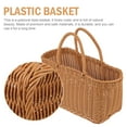 thumbnail image 2 of Round Handle Storage Basket Brown for Gardening 1Set 13.4X12.2X8.3in, 2 of 8