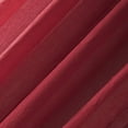 thumbnail image 3 of No. 918 Jillian Crushed Voile Sheer Rod Pocket Curtain Panel, 51" x 108", Red, 3 of 6