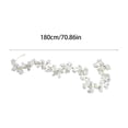thumbnail image 2 of Fake Vines with Flowers 70.86 Inch Plastic Greenery Garland for Indoor Ceiling Decor Living Room Bedroom Wedding Home Decor Vines for Ornament Ac Duct Blocking Wrapping Housewarming Gift, 2 of 6