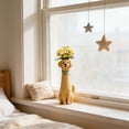 thumbnail image 5 of Dog Vase for Home Decor – Quirky Dog-Themed Ceramic Flower Vase for Pet Lovers, Cute Animal Figurine Decoration for Living Room or Office, 5 of 8