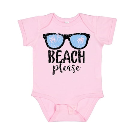 

Inktastic Beach Please Sunglasses Boys or Girls Baby Bodysuit