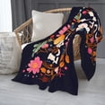 thumbnail image 2 of PHELIKA Jesus Loves You Christian Monogram 02 All Season Soft Throw Blanket Lightweight Flannel Fleece Blankets 50"x40", 2 of 8