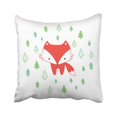 thumbnail image 1 of Funda de almohada infantil ABPHQTO Dibujos animados Lonely Fox Baby Wolf 45x45 cm, 1 of 2