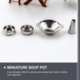 thumbnail image 4 of Miangastore Miniature Kitchenware Zinc Alloy 1 Set 2In Silver, 4 of 8