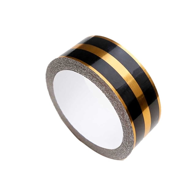 Wosthever Pegatinas para azulejos de PVC a prueba de moho, costura de belleza, autoadhesiva, impermeable, cinta de sellado para suelo, Decoración del hogar Negro Brecha de mosaico