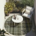 thumbnail image 6 of Addison Rugs Chantille Indoor/Outdoor Transitional Plaid Gray Washable Round Rug, 8' x 8', 6 of 6