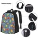 thumbnail image 3 of Disketp Fruit Ice Cream Mochila Estampada de Gran Capacidad con Lonchera y Estuche, Set de 3 Piezas para Estudiantes, 3 of 7