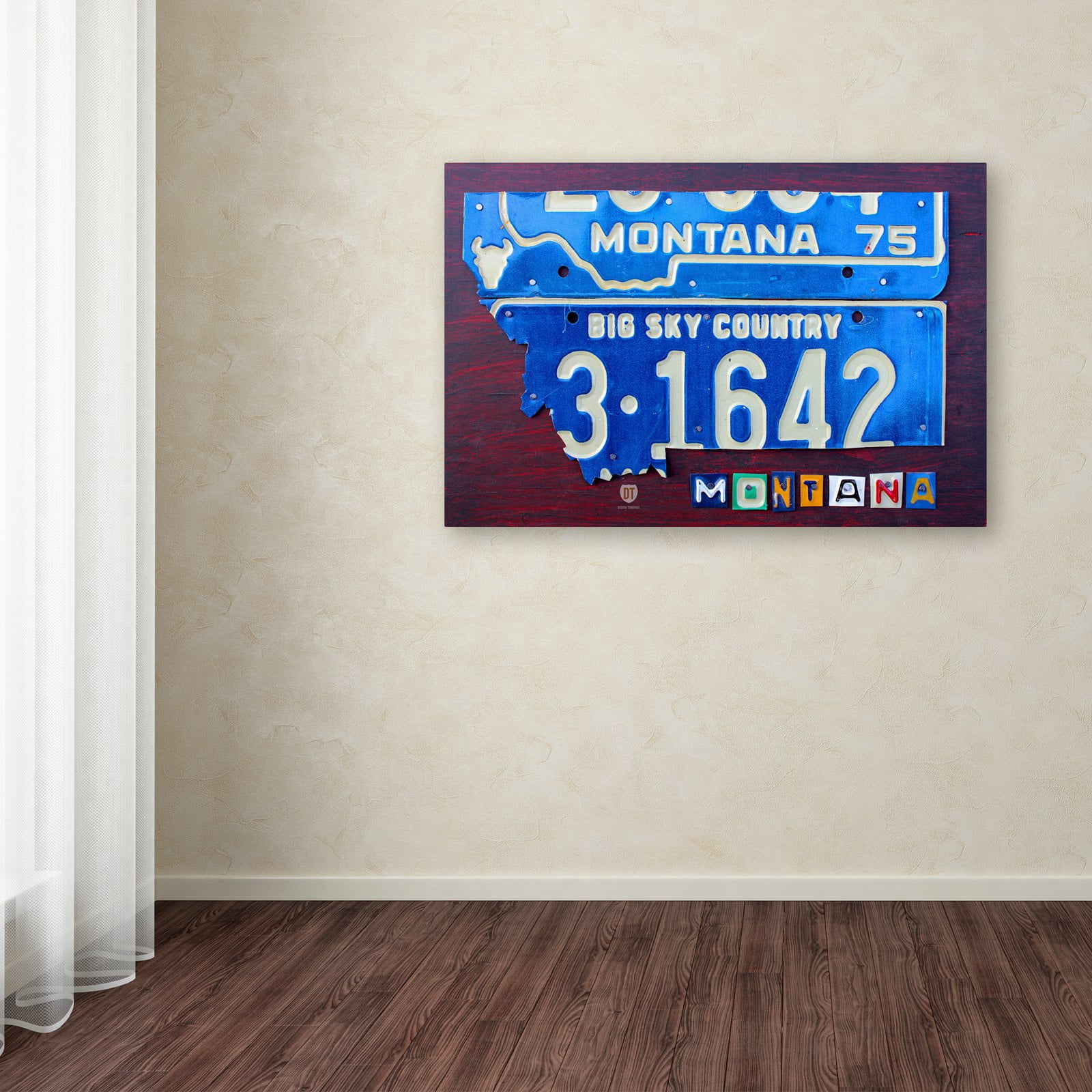 Trademark Fine Art 'Montana' Canvas Art by Design Turnpike
