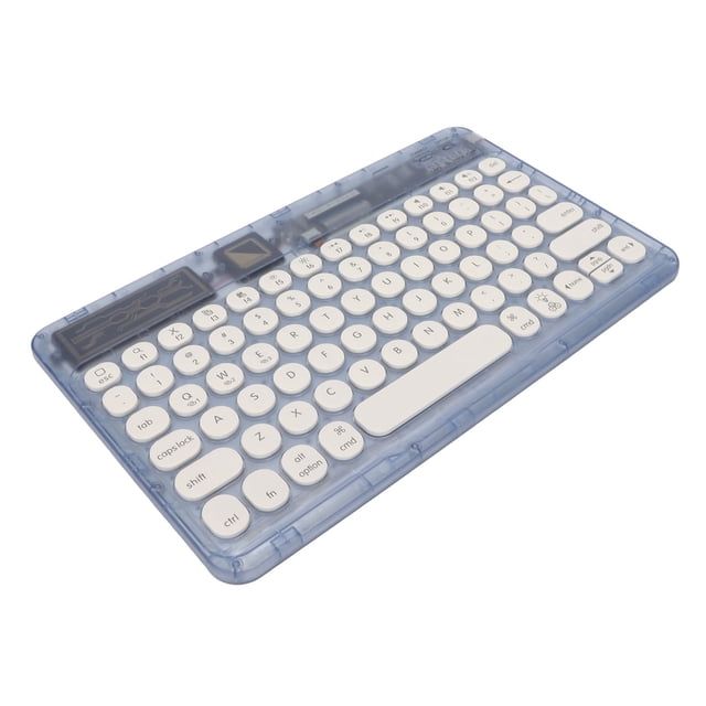 Clavier Rétro, Clavier de Machine à Écrire Sans Fil avec Lumière RVB, Clavier Vintage Portable Ultra Mince Compact Mini pour Ordinateur Portable Tablette Téléphone Intelligent