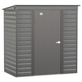 thumbnail image 1 of Arrow Select Steel Storage Shed, 6x4, Gris anthracite, 1 of 7