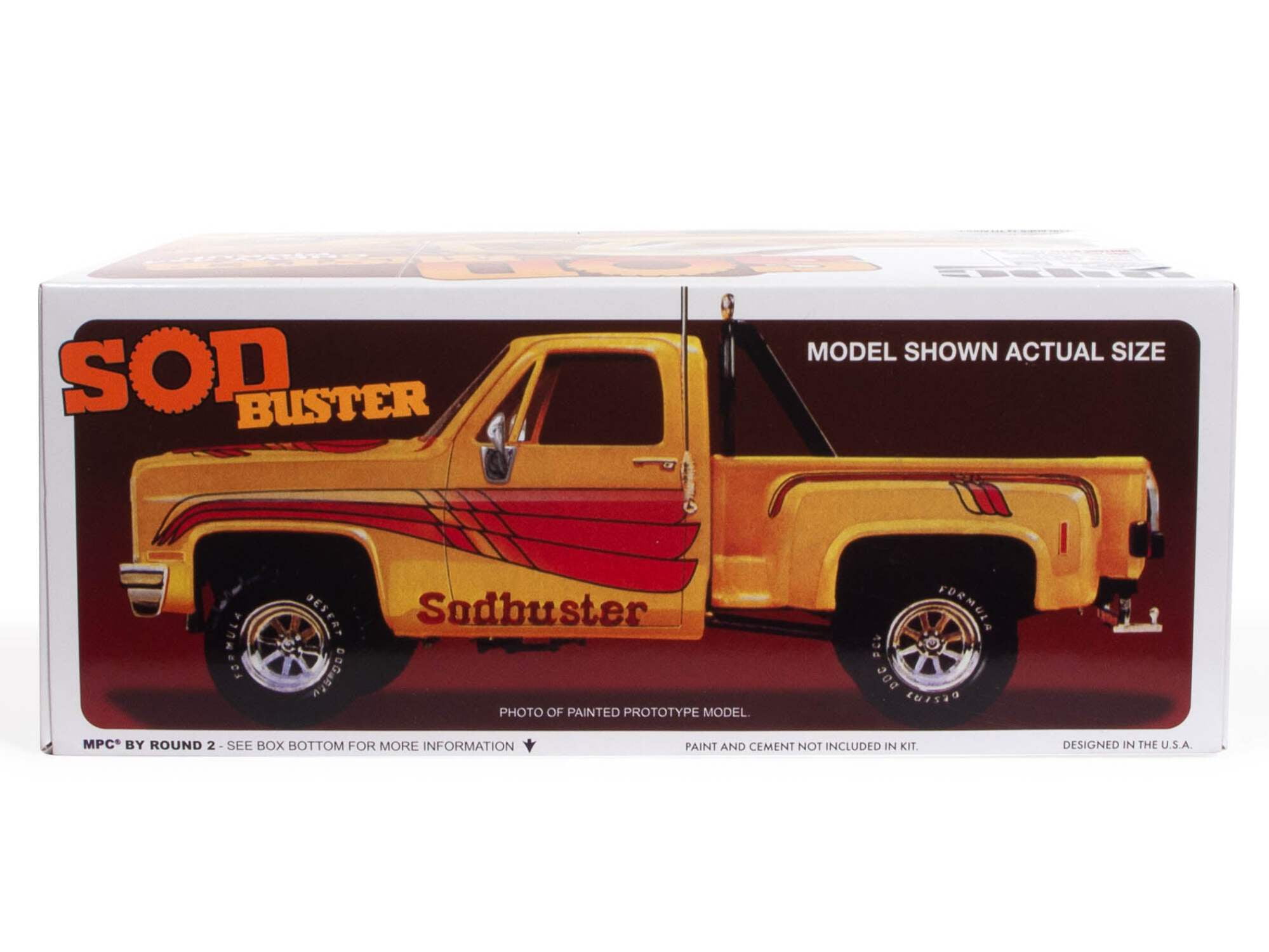 AMT Model Kit Skill 2 1981 Chevy Stepside Pickup Sod Buster