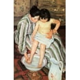 thumbnail image 2 of Cassatt, Mary 13x18 Black Ornate Wood Framed with Double Matting Museum Art Print Titled - The Bath 1892, 2 of 4