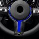thumbnail image 5 of Riwesomey Embellecedor para cubierta de volante, piezas de automóvil profesionales, Kit de repuesto de estilo práctico, componentes automotrices, Vehículos, repuestos y accesorios Mis azul, 5 of 6