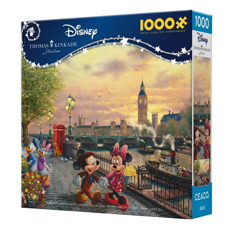 Ceaco Mickey and Minnie in London 100 Piece Interlocking Jigsaw