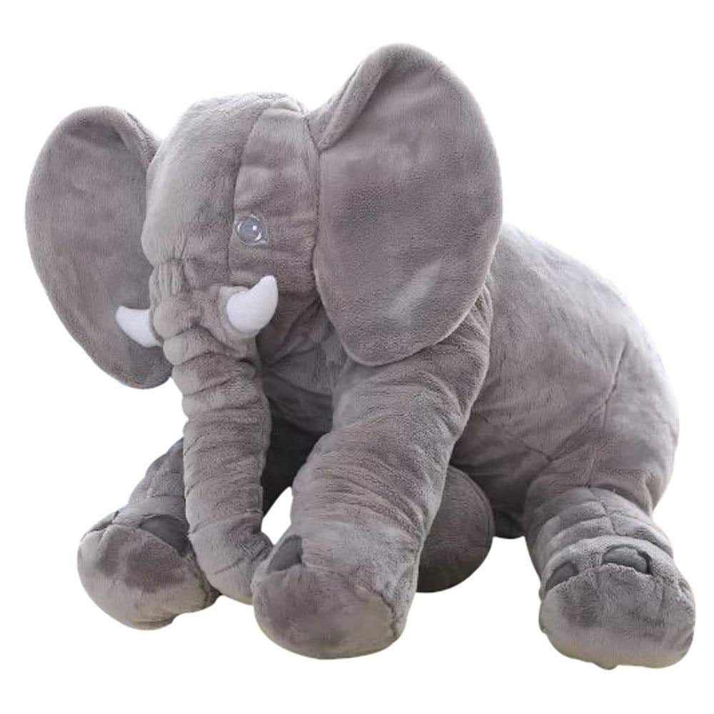 24inch LApapaye Stuffed Elephant Plush Animal Toy Stuffed Animal Gray 