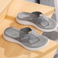 thumbnail image 4 of Chanclas Sandalias De Cuña Wdftyju Mujer Casual para Verano 40 Gris, 4 of 9
