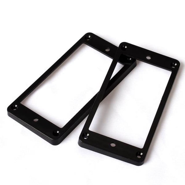 Paquete de 2 Anillos de Montaje de Pastilla Negros para Guitarras Eléctricas LP
