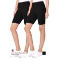 thumbnail image 5 of MOA COLLECTION Women's 2-Pack Yoga Biker Shorts ? Elastic High Waist Design, 5 of 5