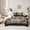 Stone Grey 08, variant on Feelyou Rustic Fish Print Twin Bedding Sets 7-Piece for Men, Western Happy Christmas Bedding Comforter Set