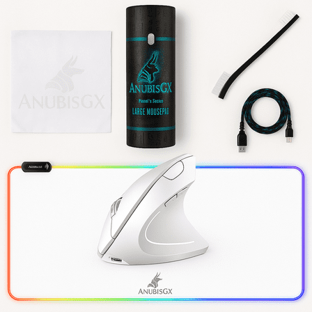 Gaming Mousepad with Vertical Mouse Bundle – Ergonomic Design for Gaming & Office Comfort