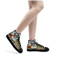 thumbnail image 6 of Boxer Dog Easter Day High Top Canvas Shoes Sneakers Black Size 7, 6 of 7