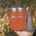thumbnail image 2 of QTBIUQ Stainless Steel Mug, Outdoors Ultra-Durable Camping Coffee Mug, Portable Hiking and Backpacking Coffee Cup Hiking Gift Climbing Mug, 2 of 6