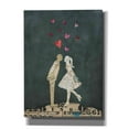 thumbnail image 1 of Epic Graffiti 'Cute Couple I' by Courtney Prahl, Canvas Wall Art, 40"x54", 1 of 2