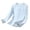 Light Blue, variant on REDARER Kids Cool Silk Sun Protection Athletic Shirt - Boys Girls Youth Long Sleeve UV Protection Sports Top,3-4 Years