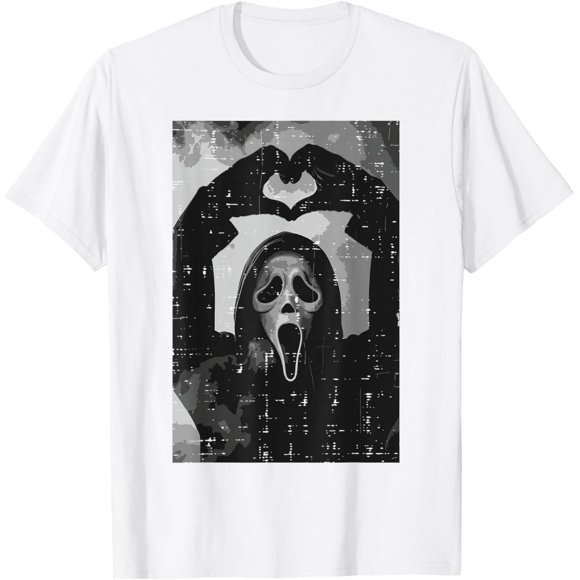 Camiseta de Halloween para hombre y mujer, diseño de cara aterradora