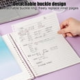 thumbnail image 4 of Cheapark B5 Detachable Loose Leaf Notebook Refillable Writing Journal Book Note Taking Study Work Back to School Flexible Multi-Use Notebook, 4 of 6