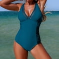thumbnail image 4 of Afdoent Women One Piece Swimsuits Mesh Insert Swimsuit Elegant Monokini With Sheer Panels And Swimwear For Beach Pool Women's Clothing, 4 of 5