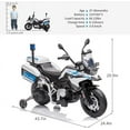 thumbnail image 2 of 12V Licensed BMW Motorcycle with 7AH Battery, High/Low Speed & Spring Suspension, 2 of 8