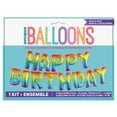 thumbnail image 2 of Foil "HAPPY BIRTHDAY" Letter Balloon Banner, Rainbow, 14ft, 2 of 3