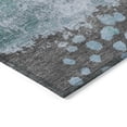 thumbnail image 3 of Addison Rugs Chantille Indoor/Outdoor Transitional Abstract Teal Machine Washable Rectangle Rug, 8' x 10', 3 of 8