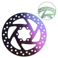 thumbnail image 2 of 140mm 160mm Brake Disc Mountain Bike 6 Bolt Brake Disc Colorful Brake Disc 2X160mm Silver, 2 of 8